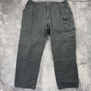 5.11 Tactical Cotton Canvas Pant Mens 39x30 Black Cargo Utility Outdoor Workwear
